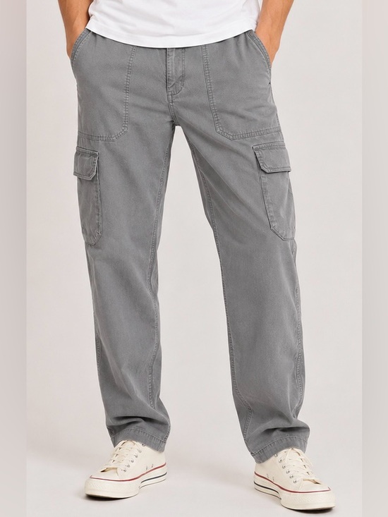 H&M Other - H&M - Men’s Grey Lightweight Cargo Pants - Size M -  100% Cotton - Utility Style